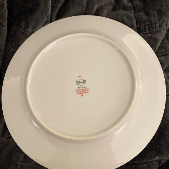 Bavaria Floral Dinner Plates Retailed by J.E. Caldwell - 6 avail-price/plate - Picture 3 of 5